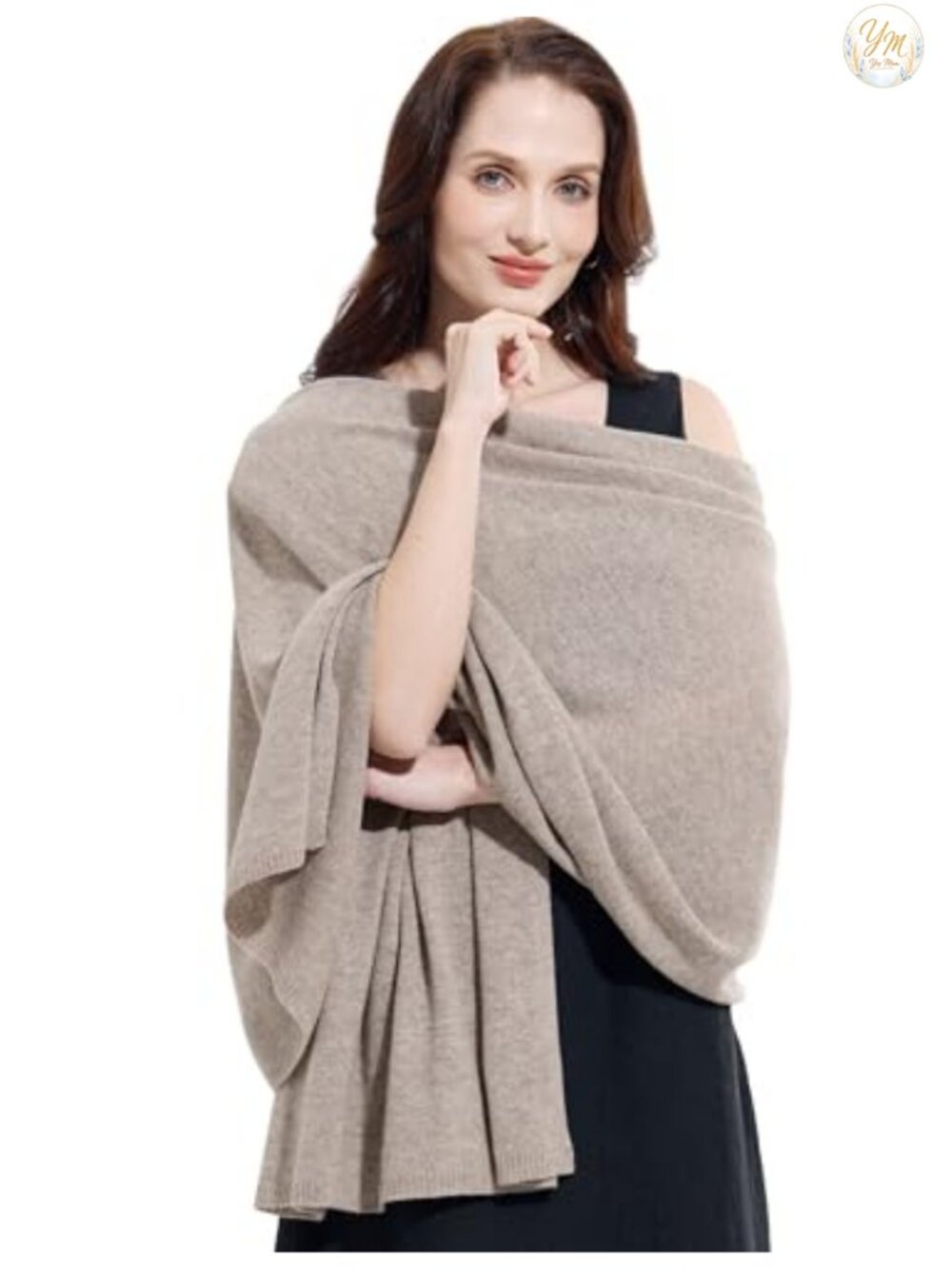 Luxury Cashmere Blend Wrap Stole Pashmina Shawl for Women Extra Large Travel